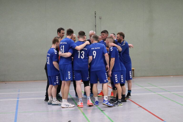 Spieltag 9 (18.01.2026):SV Blau-Weiß Auma I – HSG Oppurg/Krölpa 32:29 (12:16)