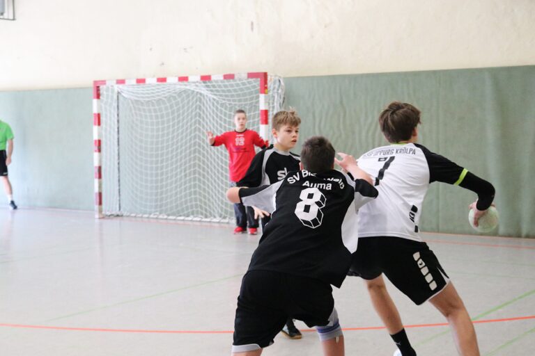 Spieltag 9 (07.03.2026): HSG Oppurg/Krölpa – SV Blau-Weiß Auma mJC 37:17 (18:9)